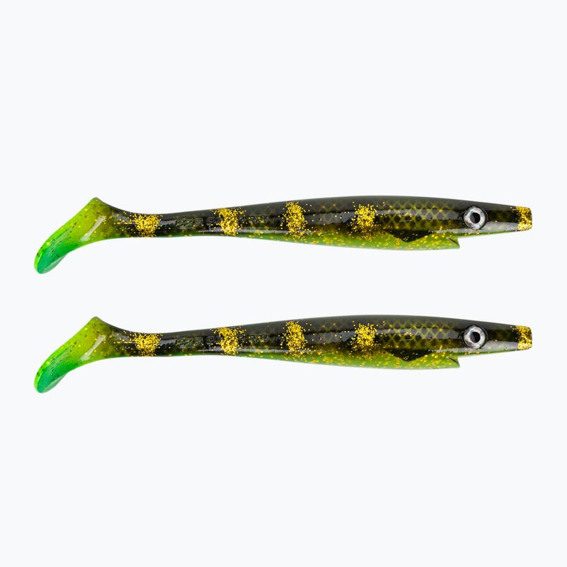 Strike Pro Pig Shad Jr gumicsali 2 db fekete/zöld TEV-SP172C-134