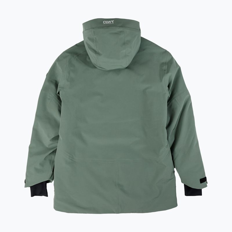 Férfi Colourwear Foil Anorak dk sage snowboard kabát 2