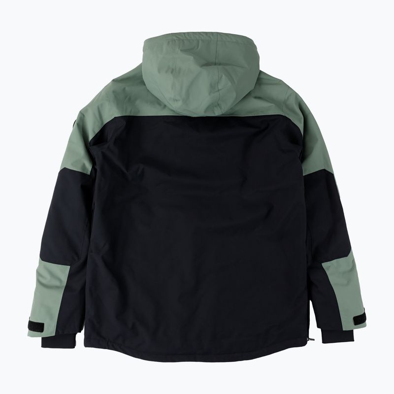 Férfi Colourwear Essential Anorak dk sage snowboard kabát 2