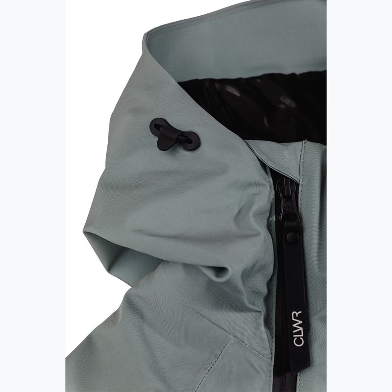 Női Colourwear Cake Anorak 2.0 lt sage snowboard kabát 3