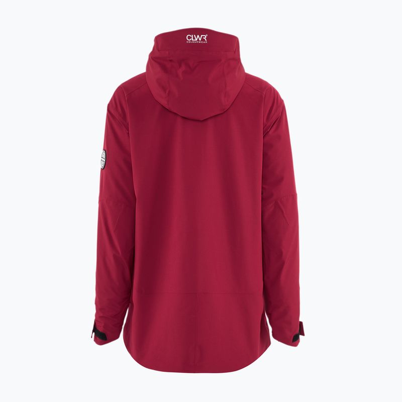 Női Colourwear Cake Anorak 2.0 málna piros snowboard kabát 2