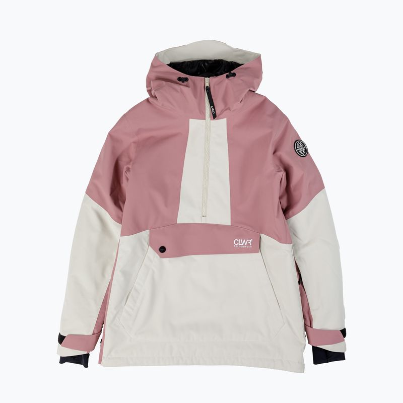 Női Colourwear Homage Anorak 2.0 hófehér snowboard kabát