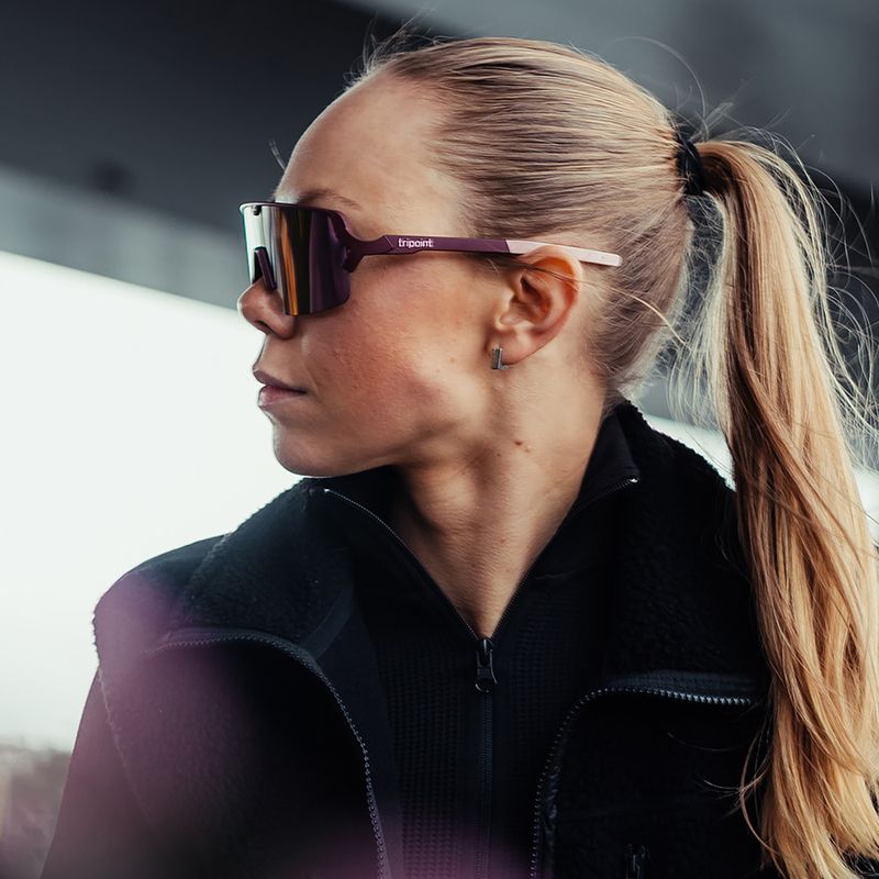 Tripoint 009 Lake Prespa Small matt matt bordó/barna/rózsaszín multi napszemüveg 8