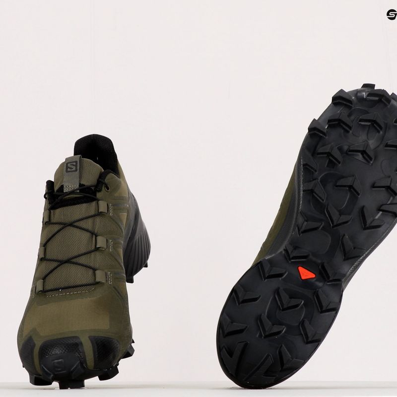 Férfi túracipő Salomon Speedcross 5 Wide zöld L40981300 10