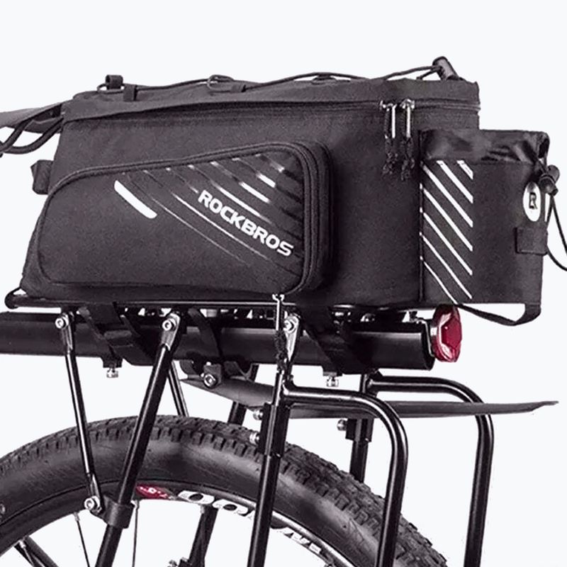 Biciklitáska csomagtartóra Rockbros A9-BK Bicycle Pannier Bag black 3