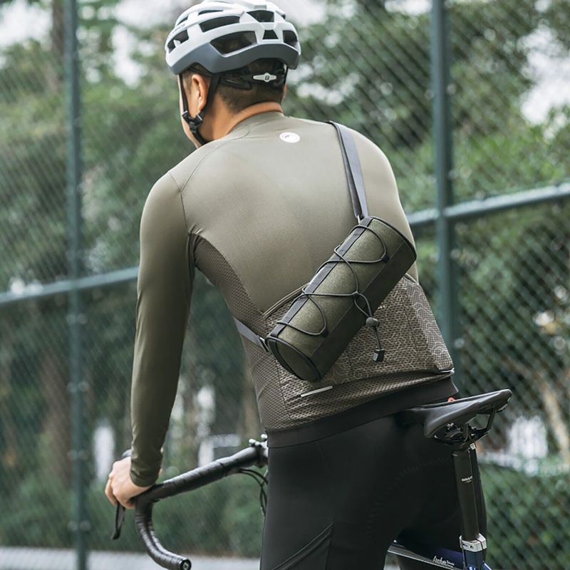 Kerékpártáska Rockbros 30110049001 Bike Front Bag 2 l green/black 12
