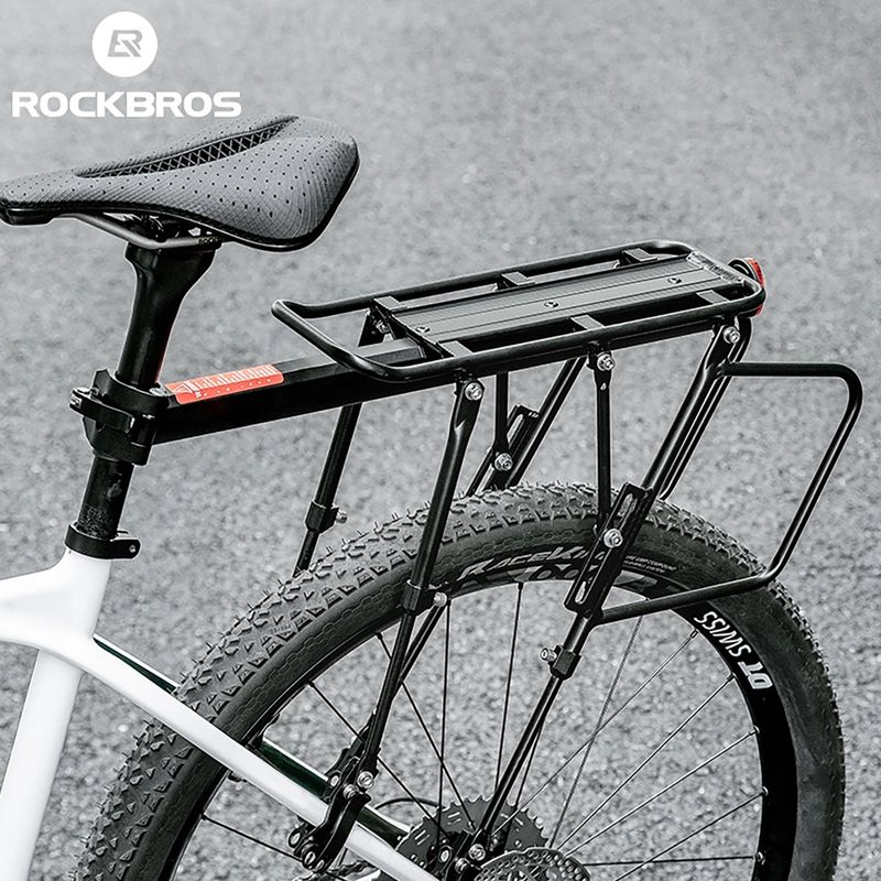 Kerékpáros csomagtartó Rockbros 33210004001 Bike Rear Rack black 4