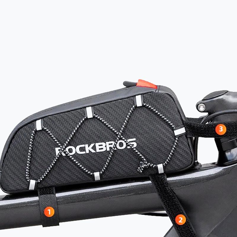 Váztáska Rockbros 039BK Bike Tube Bag 1 l black 4
