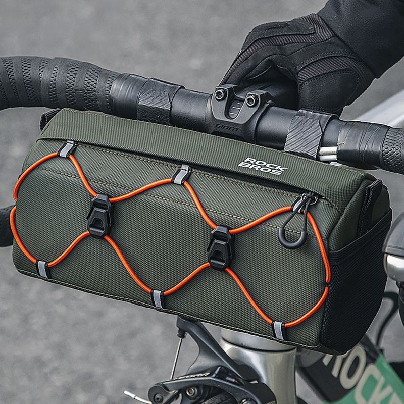 Kormánytáska Rockbros 30110054 Bike Front Bag 2,2 l army green 2