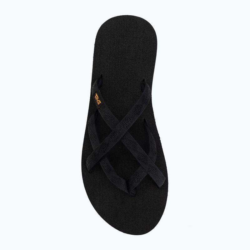 Női papucs Teva Olowahu mix b black on black 5