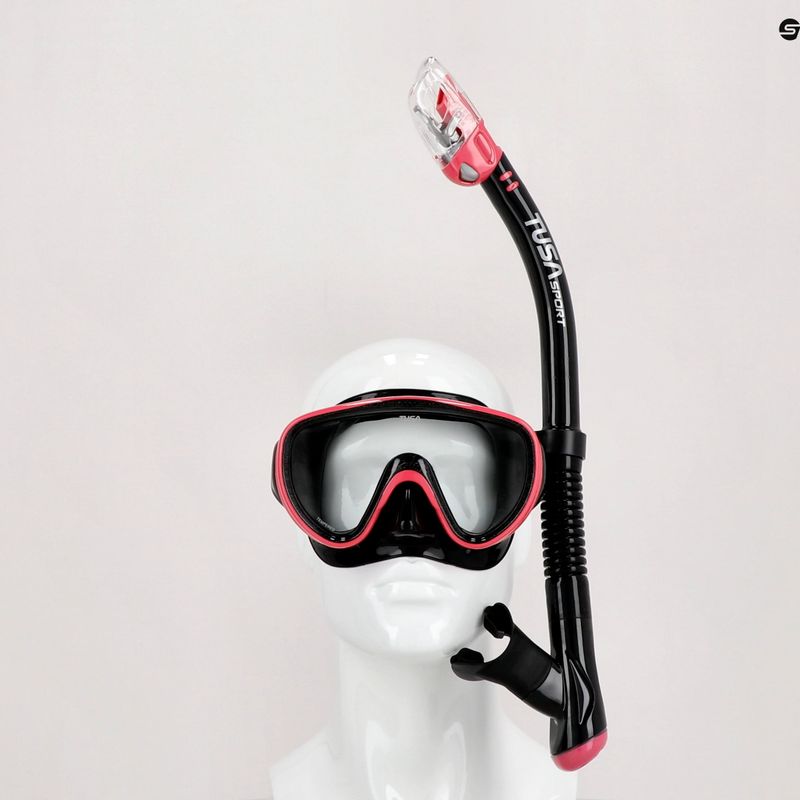 TUSA Serene maszk + snorkel búvárszett rózsaszín UC-1625 7
