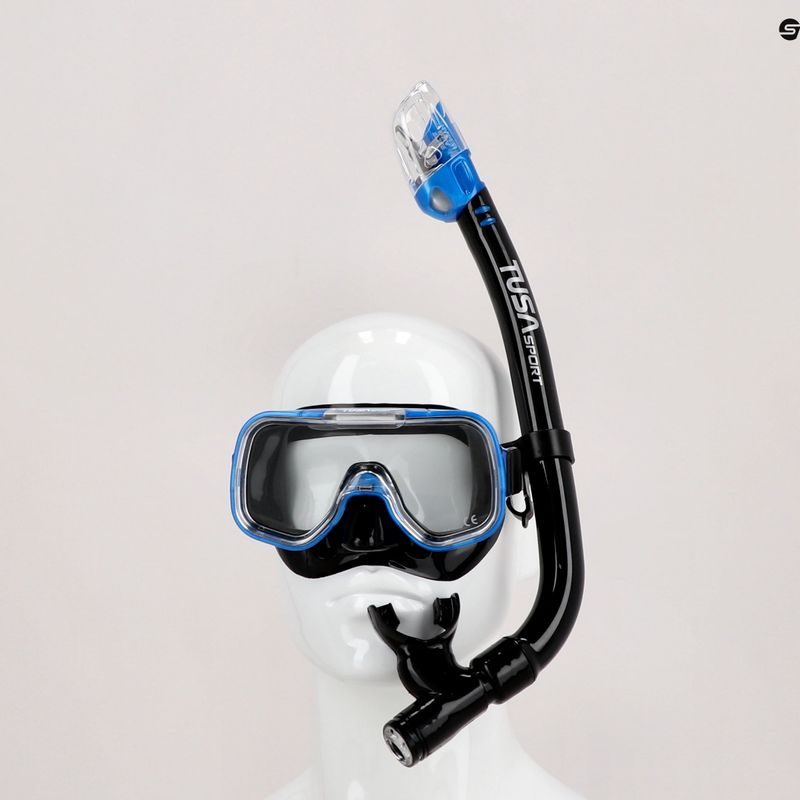 TUSA búvárszett maszk + snorkel fekete UC-2022P 8