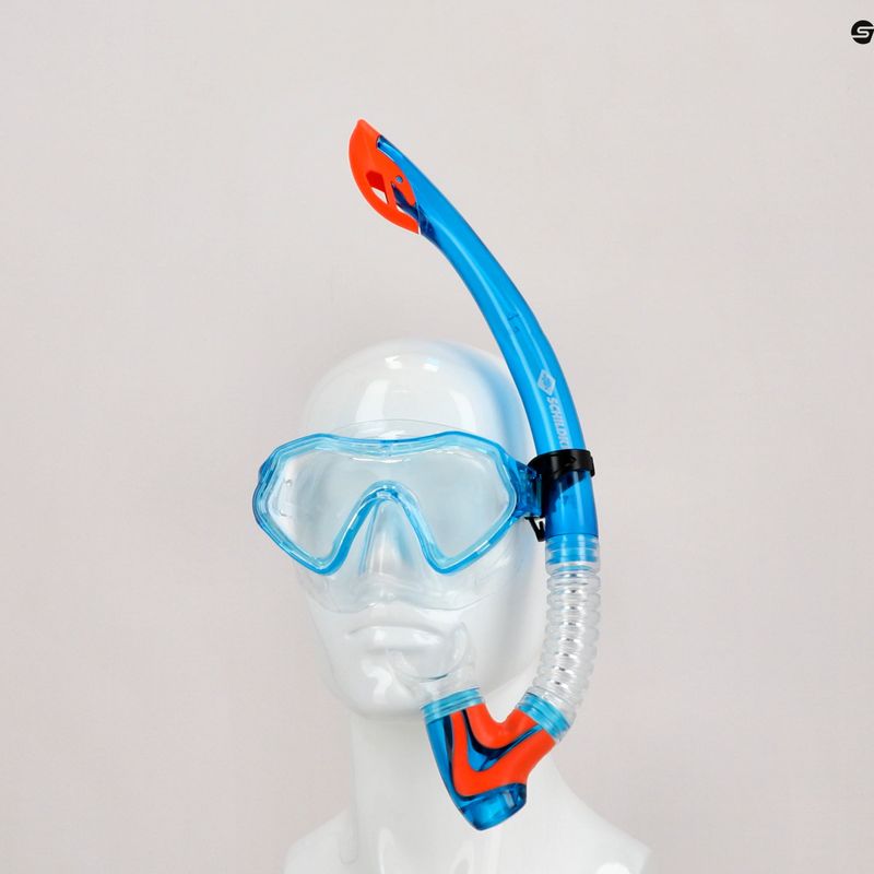 Schildkröt Barados gyermek snorkel szett kék 940011 10