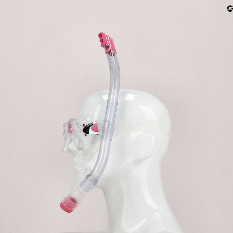 Cressi Gyermek Snorkel Set Marea Jr maszk + Snorkel Top Tiszta rózsaszín DM1000064 8