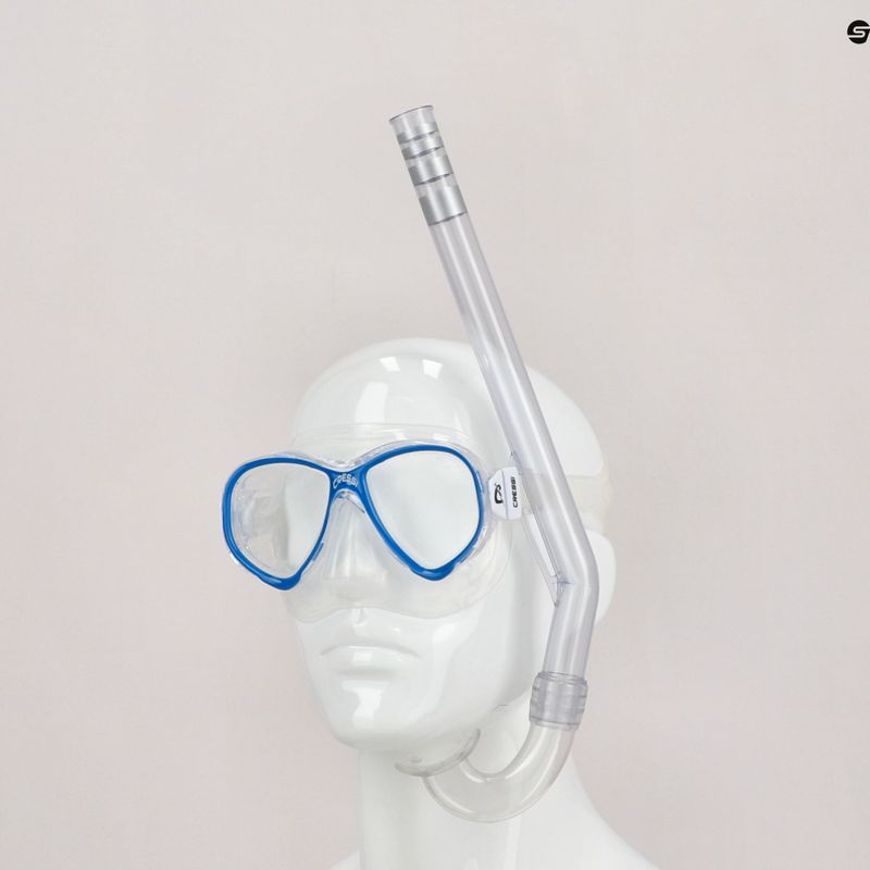 Cressi Gyermek Snorkel Set Perla Jr maszk + Minigringo Snorkel Clear Blue DM101220 10