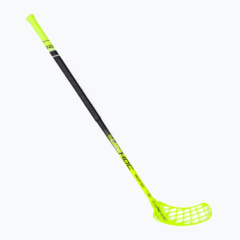 UNIHOC Sonic Composite 26 balkezes floorball bot sárga/fekete 03543