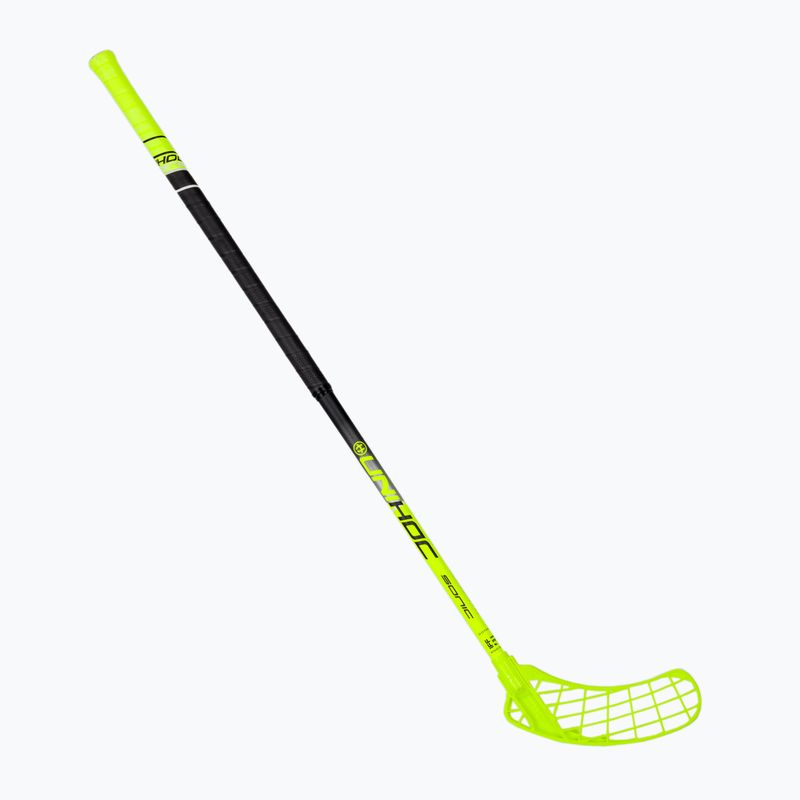 UNIHOC Sonic Composite 26 jobbkezes floorball bot sárga/fekete 03544