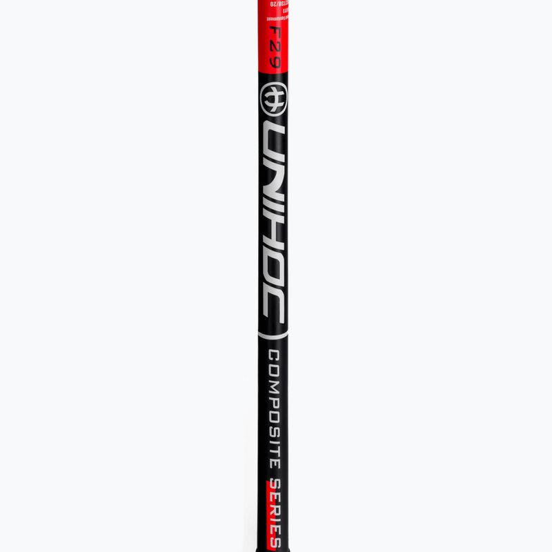 UNIHOC Sonic Composite 29 balkezes floorball bot fekete/piros 04947 3
