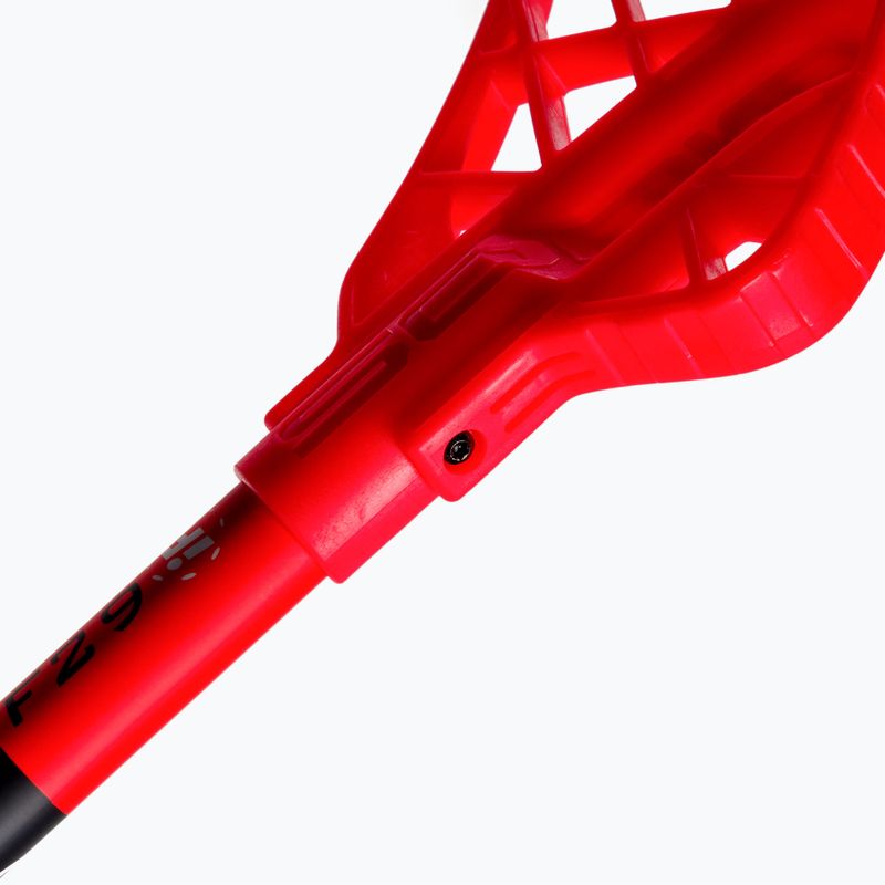 UNIHOC Sonic Composite 29 jobbkezes floorball bot fekete/piros 04948 4