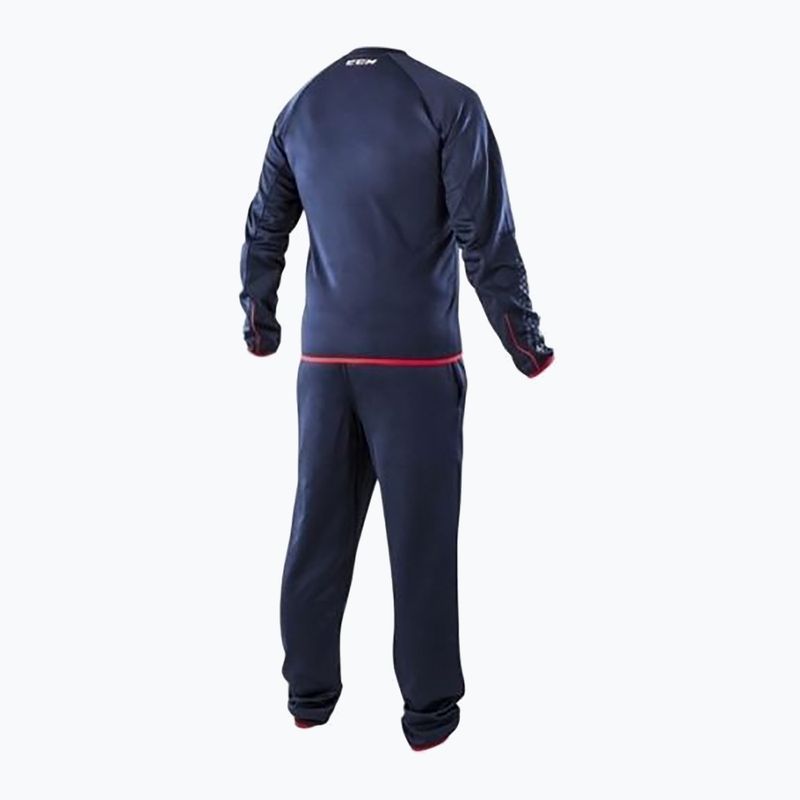 Gyermek edzőruha CCM Locker Suit JR navy 3
