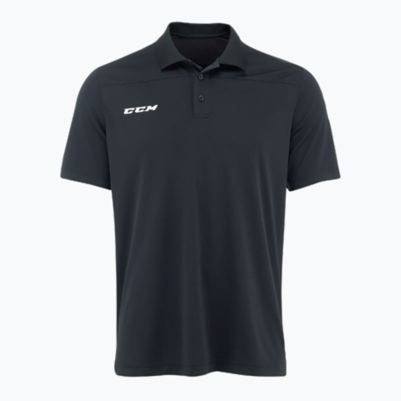 Férfi póló CCM Polo SR black