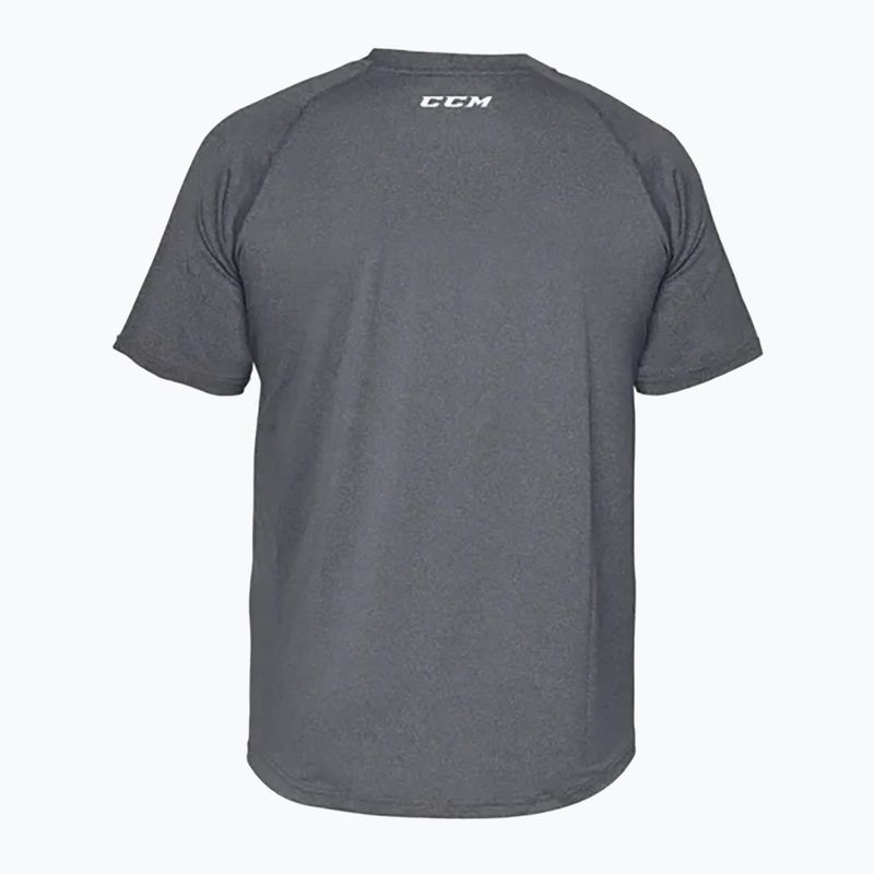 Férfi póló CCM Ribano Performance Loose Fit SR grey 2