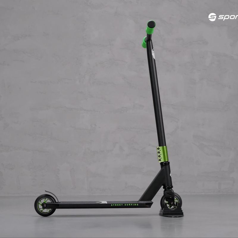 Street Surfing freestyle robogó Stunt Scootter Bandit fekete zöld 8