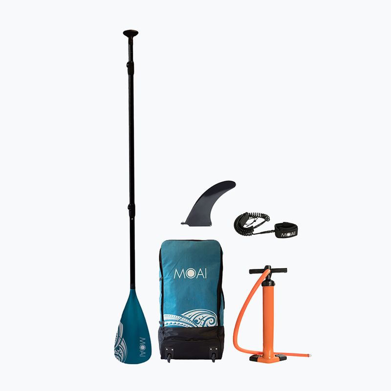 SUP MOAI Többszemélyes deszka 12'4" kék 10