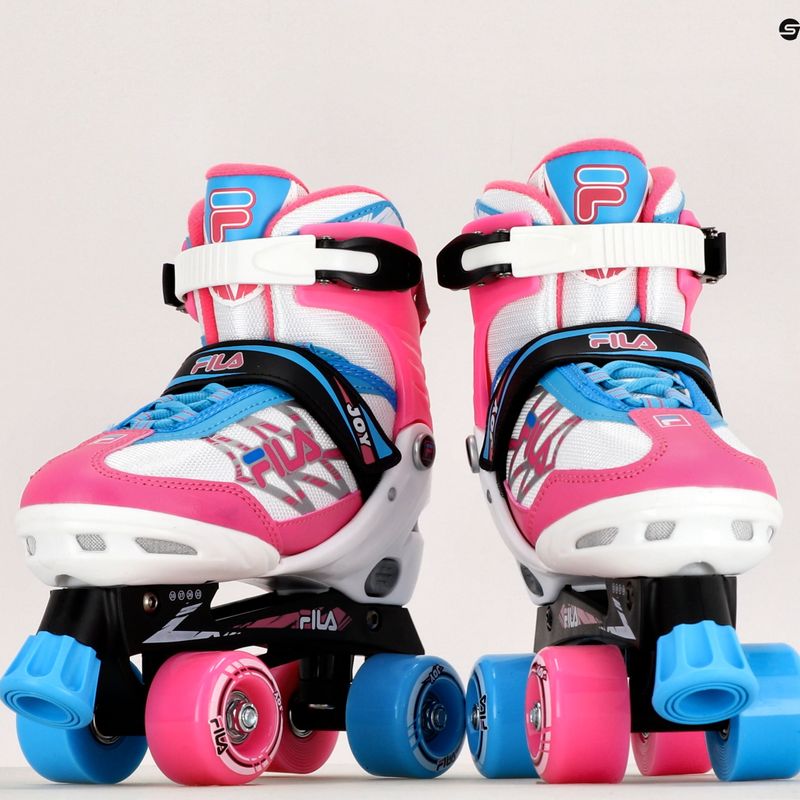 Gyermek görkorcsolya FILA Joy G white/pink/light blue 11