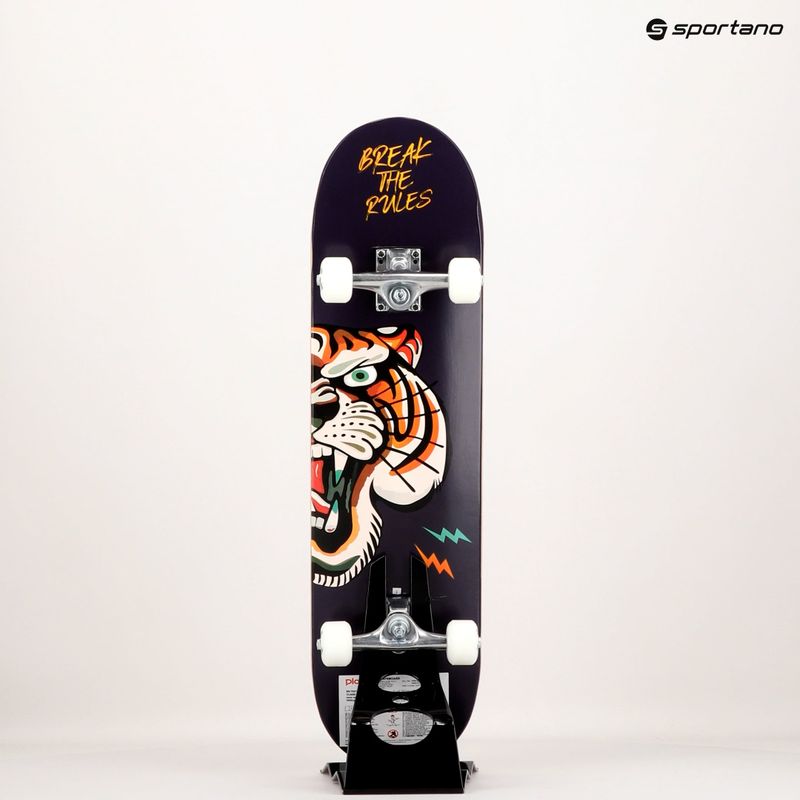Klasszikus gördeszka Playlife Tiger fekete 880311 9