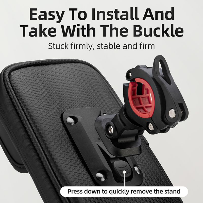 Kormánytáska Rockbros 301101770001 WP Bike Phone Bag for 6.7" black 4