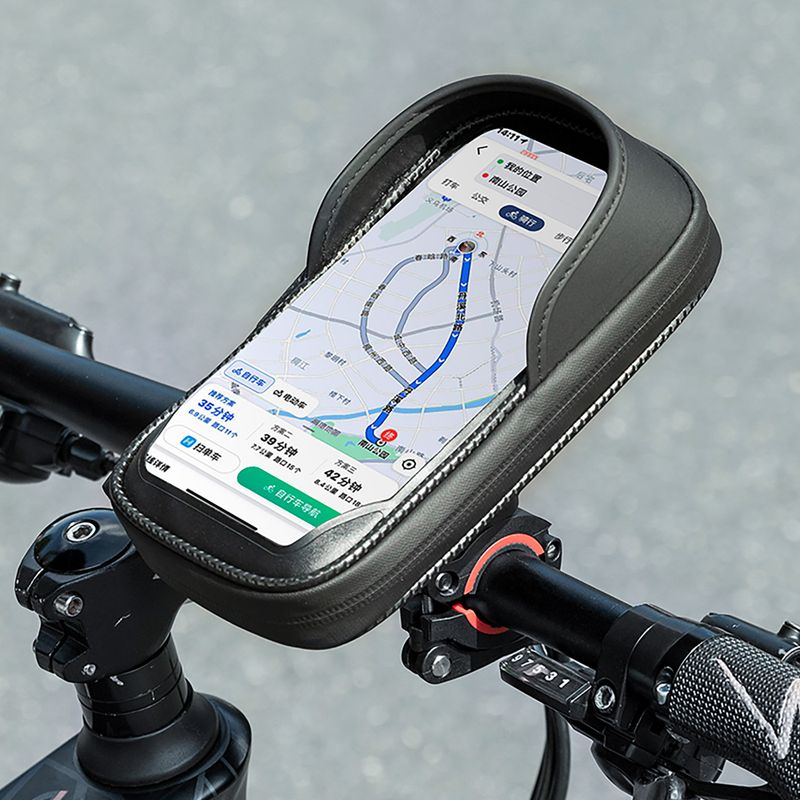 Kormánytáska Rockbros 301101770001 WP Bike Phone Bag for 6.7" black 8