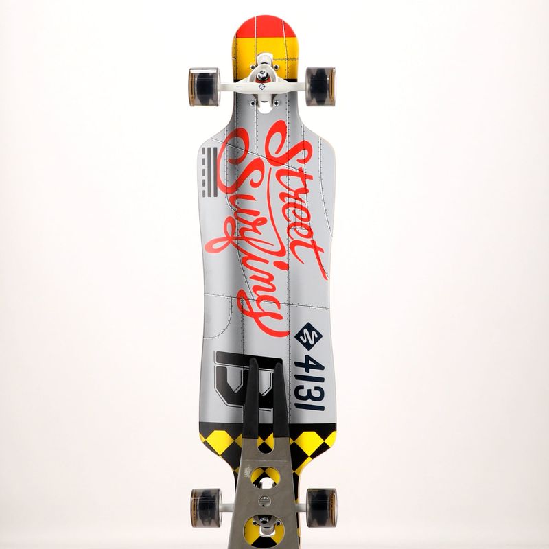 Street Surfing Curve Drop Through Freeride longboard 39  szürke 10