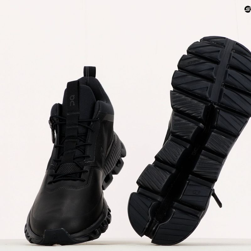 Férfi futócipő ON Cloud Hi Waterproof fekete 2899674 15