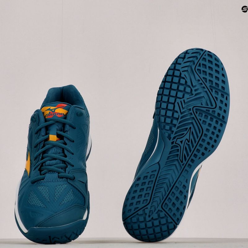Férfi teniszcipő Mizuno Wave Intense Tour 5 AC kék 61GA190030 13