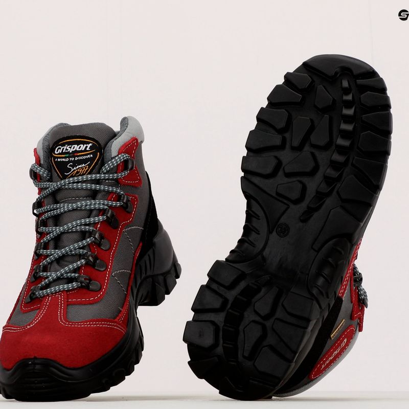 Női túrabakancsok Grisport piros 13362SV87G 11