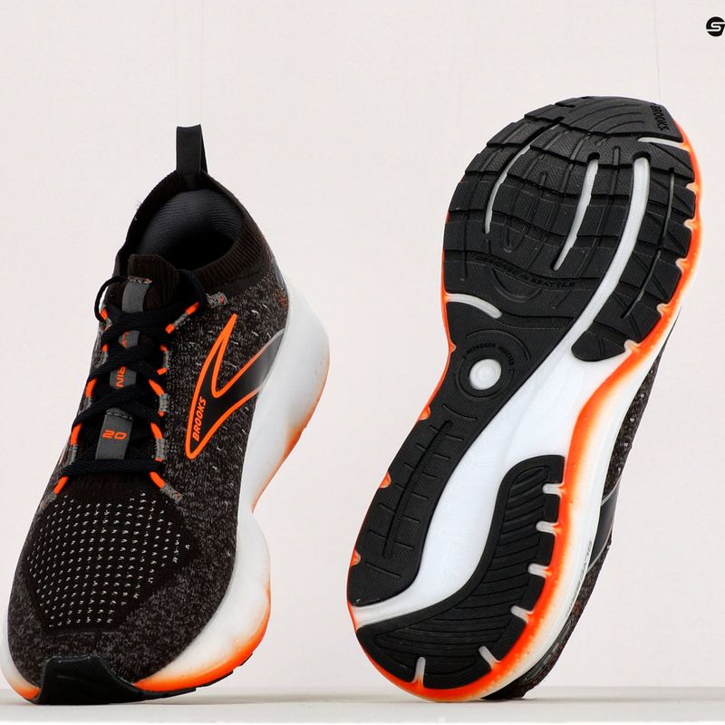 Férfi futócipő BROOKS Glycerin StealthFit 20 fekete/piros 1103841D003 15