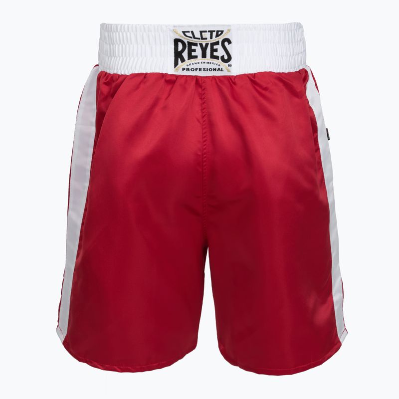 Férfi boxnadrág Cleto Reyes Satin Boxing red/white 2