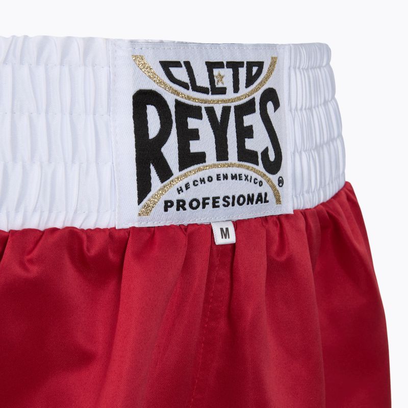 Férfi boxnadrág Cleto Reyes Satin Boxing red/white 3