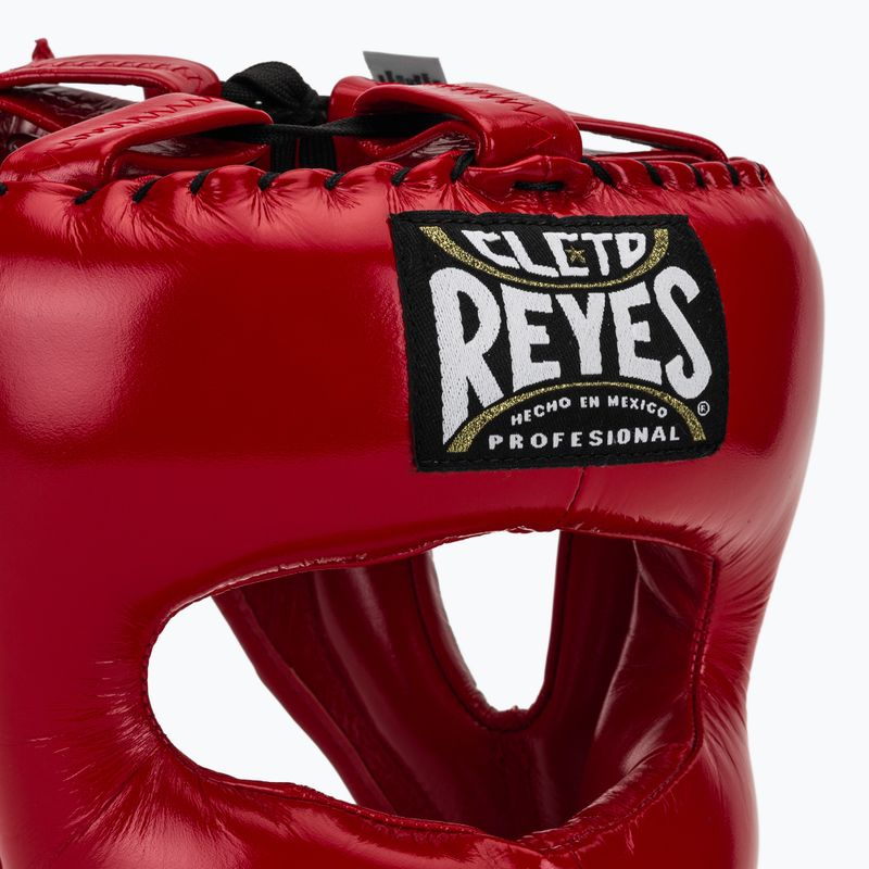 Cleto Reyes hegyes arcú nylon bár piros boxsisak 4