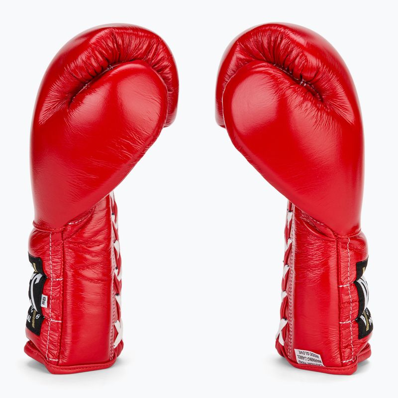 Boxkesztyű Cleto Reyes Lace Up Sparring red 4