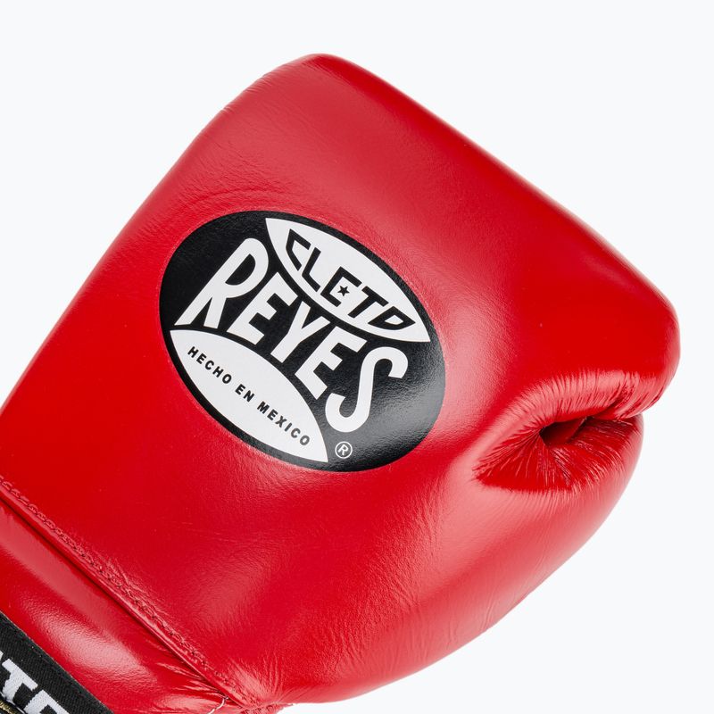 Boxkesztyű Cleto Reyes Lace Up Sparring red 5