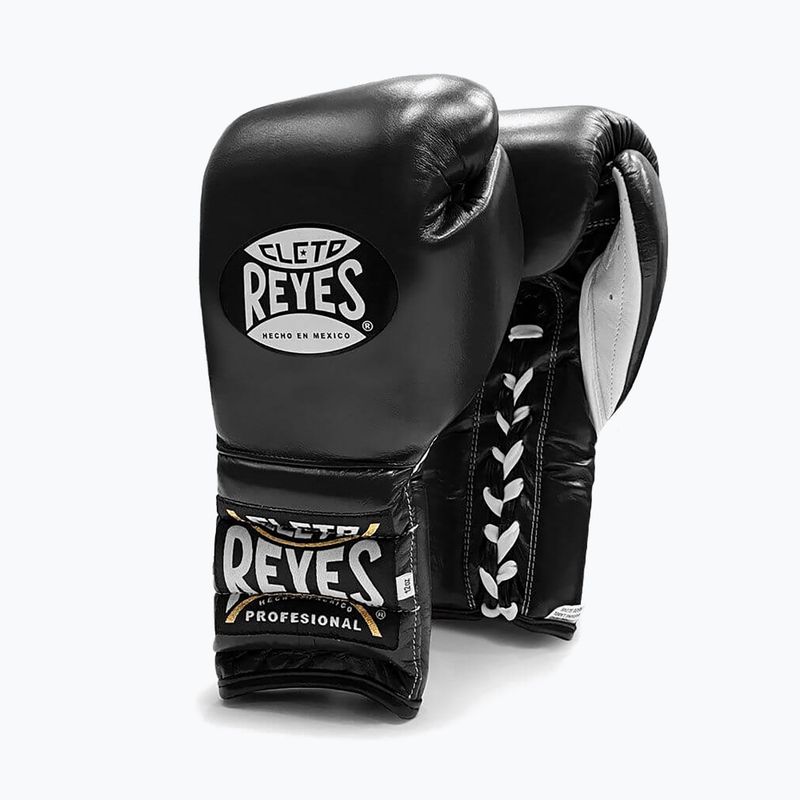 Cleto Reyes Lace Up Sparring fekete boxkesztyű