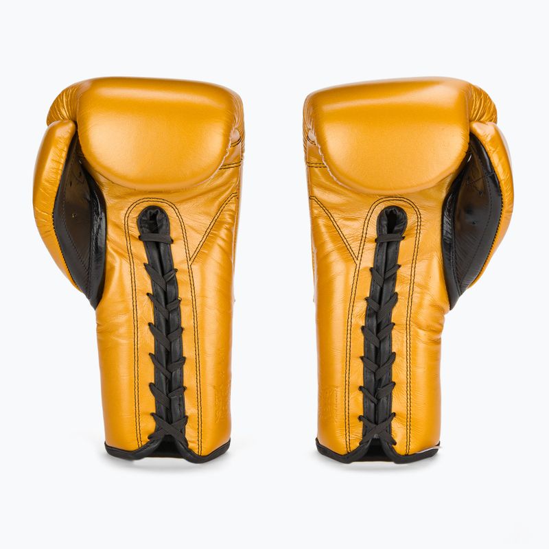 Boxkesztyű Cleto Reyes Lace Up Sparring gold 3