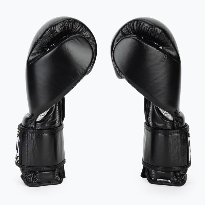 Boxkesztyű Cleto Reyes Velcro Sparring black silver 4