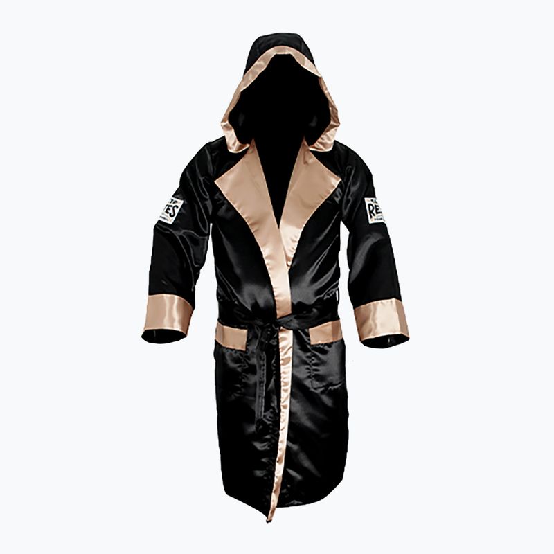 Boxköpeny Cleto Reyes Satin Boxing Hoodie black/gold 2