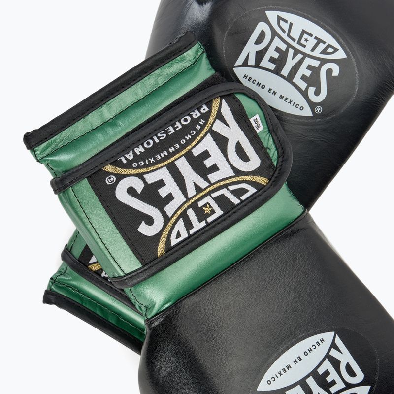 Boxkesztyű Cleto Reyes Velcro Sparring green metalic pistachio/black 5