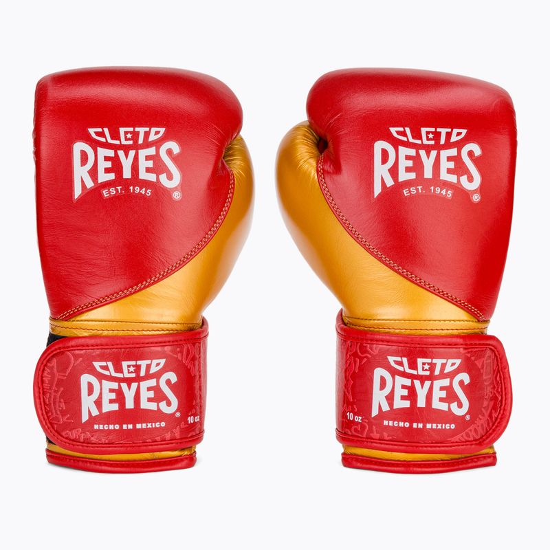 Boxkesztyű Cleto Reyes High Precision Training Leather red/gold 2