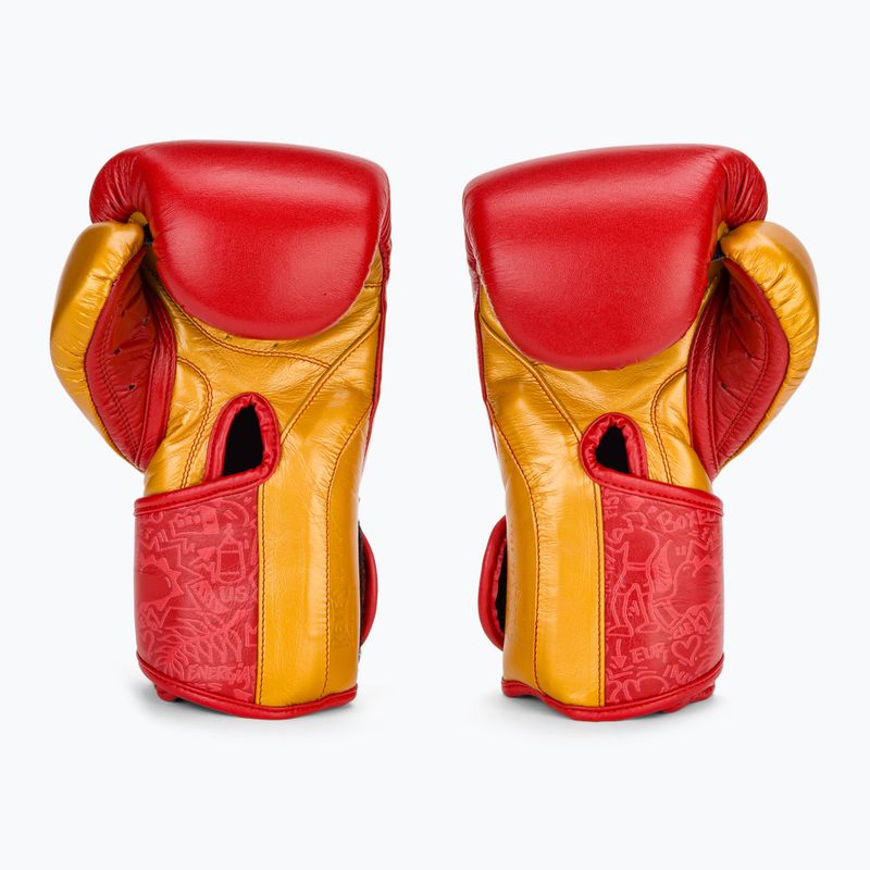 Boxkesztyű Cleto Reyes High Precision Training Leather red/gold 3