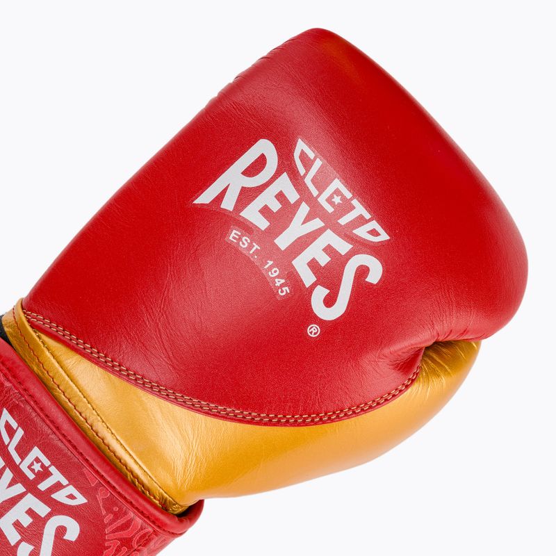 Boxkesztyű Cleto Reyes High Precision Training Leather red/gold 5